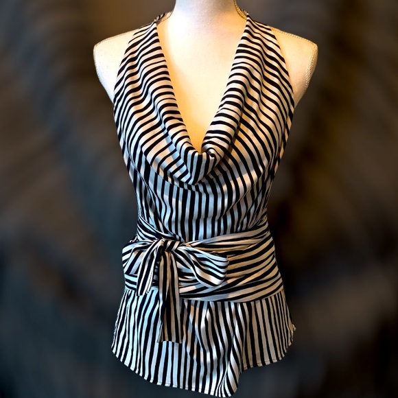 Ann Taylor Tops - Ann Taylor Striped Halter